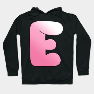 Pink Letter E Hoodie